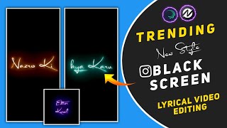 Black Screen Glow lyrics Video Editing |Glow Text lyricsediting | node video editing tutorial | EK