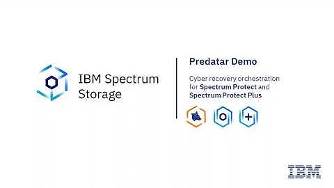 IBM Spectrum Protect and Plus with Predatar: Cyber Recovery Orchestration  – Demo