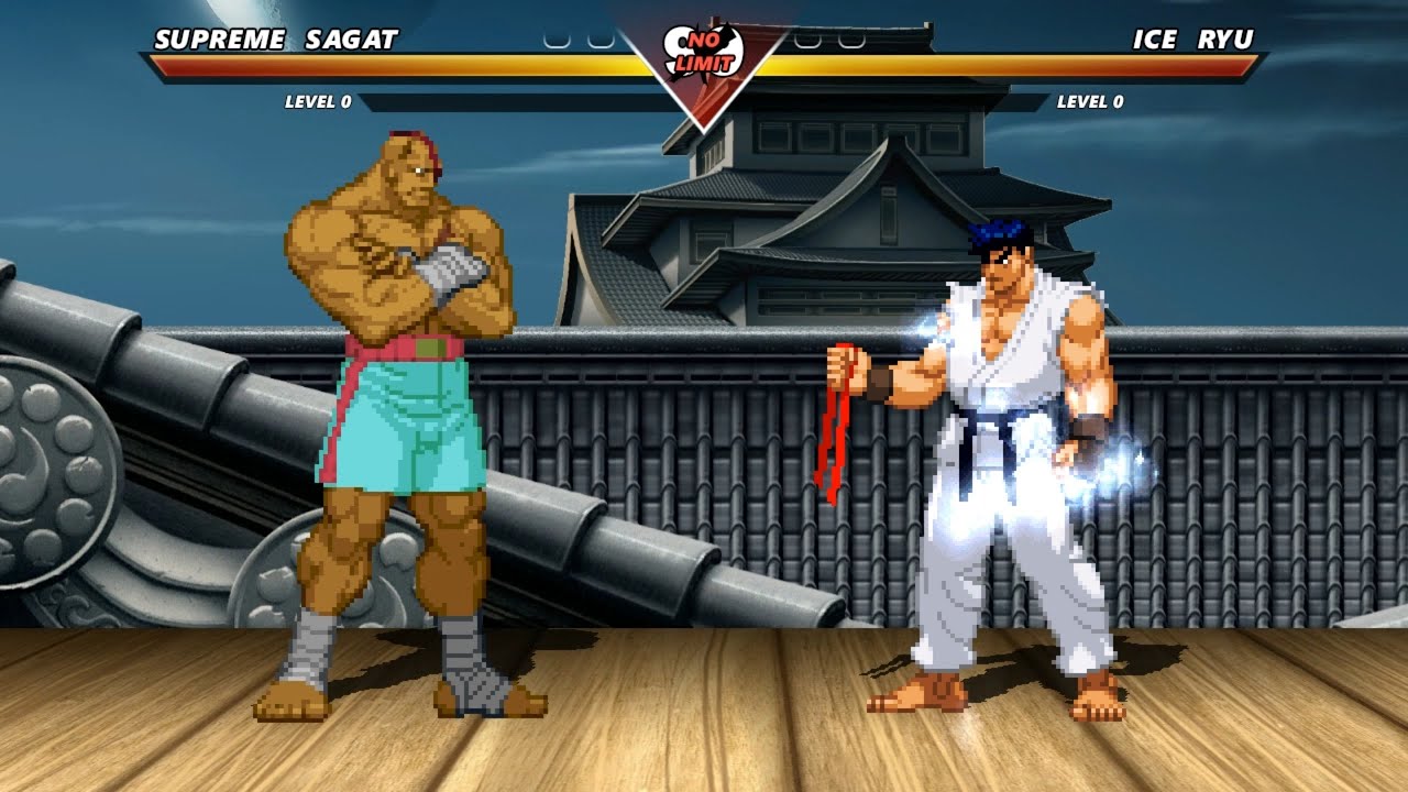 SUPREME SAGAT vs ICE RYU - Highest Level Incredible Epic Fight!