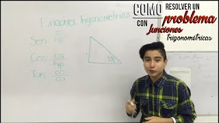 Como Resolver un Problema con Funciones Trigonométricas (Tutorial❤)