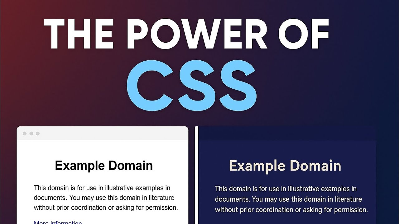 The Power Of CSS - YouTube