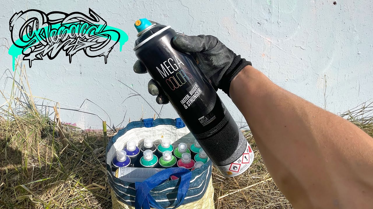 🔥 Testing The VORTEX CAP + MEGAS Spray Paint From MTN 🔥 [ Graffiti Tools ] - RESAKS