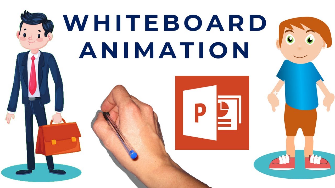 How To Make WHITEBOARD ANIMATION in POWERPOINT - Whiteboard Drawing Without  Videoscribe - YouTube