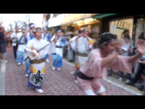 高円寺名物阿波踊り　2014年8月23日 おぢや連