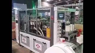 high speed automatic paper bowl machine 80-100pcs/min with packing machine