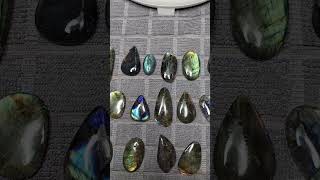 New Drilled Labradorite Cabs for Pendants Texas Nature Crafts and Stones