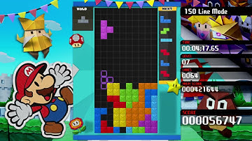 i did a t-spin triple in tetris 99 marathon yesterday!!!