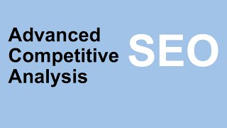 Learn the 2015 SEO Secrets! New POWERFUL Competitive SEO Analysis
