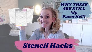 Craft Hacks! Get MORE Out of Your Stencils! MUST SEE TIPS AND TRICKS!