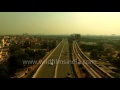 Aerial view of badarpur  flying towards national highway 2