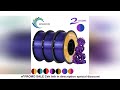 KINGROON Dual-color Silk PLA Filament 1.75mm 2 Color Coextrusion Glossy 3D Printer Filament PLA, 3kg