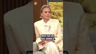 Sharon Stone says her kids used to think she baked cookies for a living #shorts