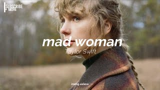 Taylor Swift - mad woman (Lyrics)