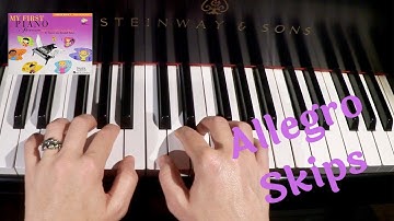 Allegro Skips (Faber My First Piano Adventure, Book C)