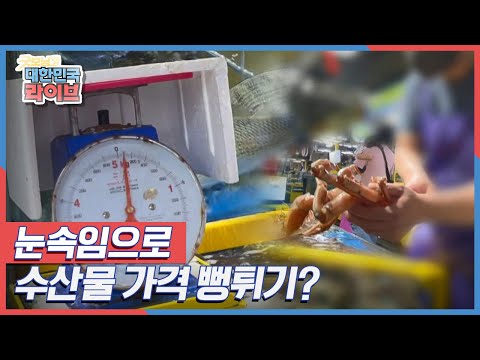눈속임으로 수산물 가격 뻥튀기? KBS 210920 방송