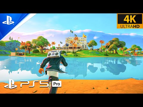 PS5 PRO FORTNITE LOOKS ABSOLUTELY INSANE on PS5 PRO Ray Tracing