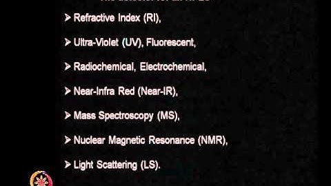 Mod-01 Lec-27 Chromatography (continued)