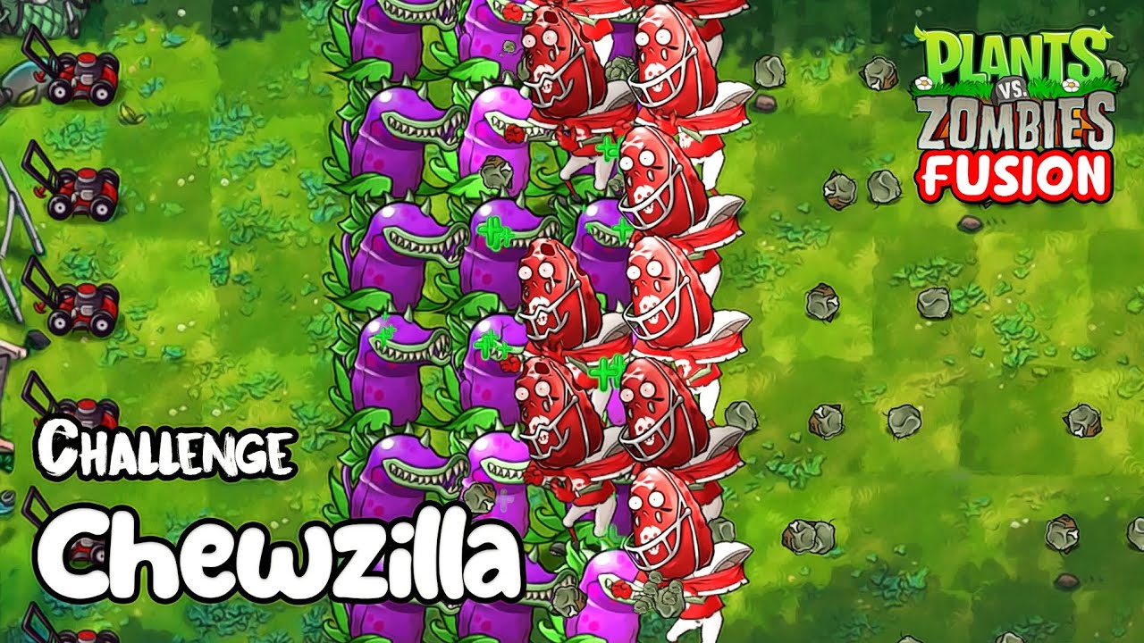 PVZ FUSION Chompzilla Challenge - Plants vs Zombies Fusion - YouTube