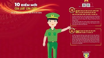 10 điểm mới của Luật căn cước năm 2023 (có hiệu lực từ 01/07/2024).