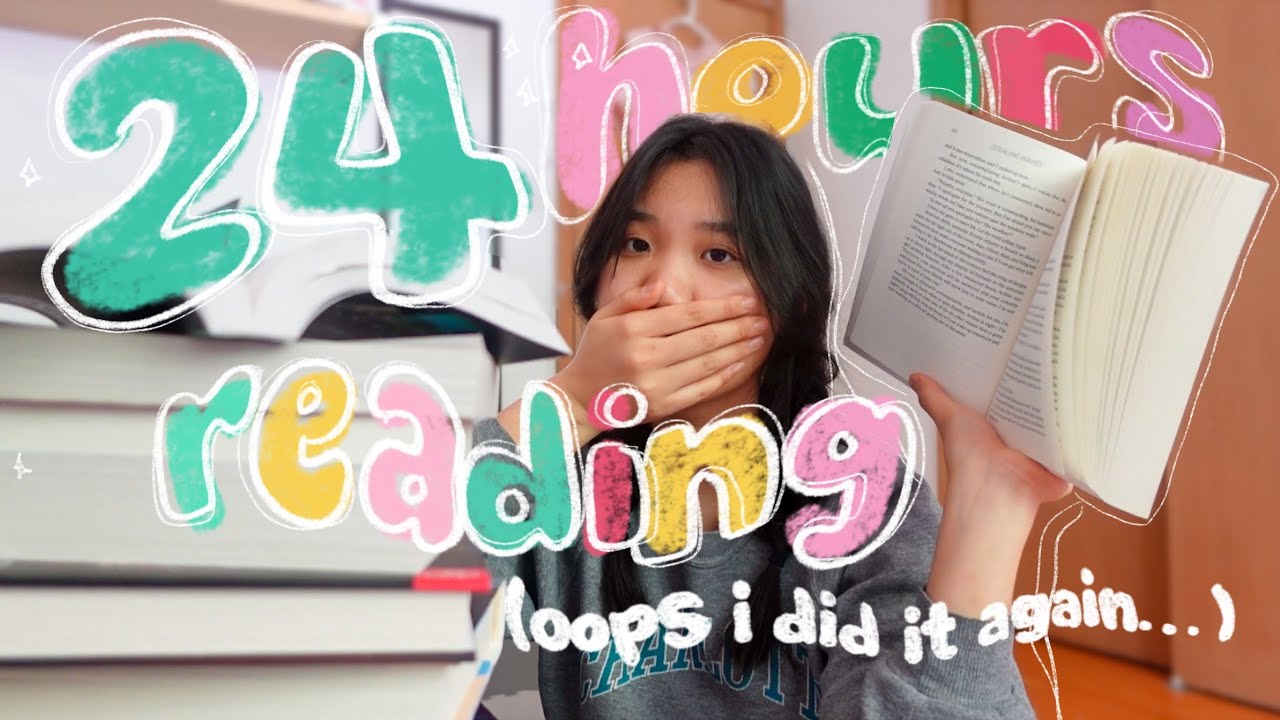 I READ FOR 24 HOURS STRAIGHT (again...) - YouTube