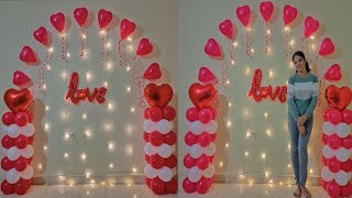 Anniversary special decoration ideas/Simple &Easy Surprise Romantic Room Decoration Ideas for home