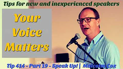 S2 Ep2279: Teaching Tip 414 | "Your Voice Matters". Part 19 - Speak Up! Tips for new and inexperi...