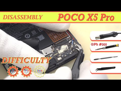 Видео: Xiaomi POCO X5 Pro 22101320G Disassembly Take apart | In detail