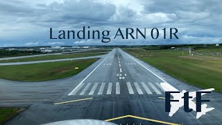 Landing Arlanda 01R ✈️