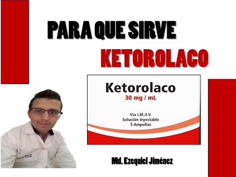 Vídeo: Ketorol - Instrucciones, Aplicación, Contraindicaciones