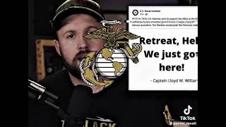 Marines shall never back down 