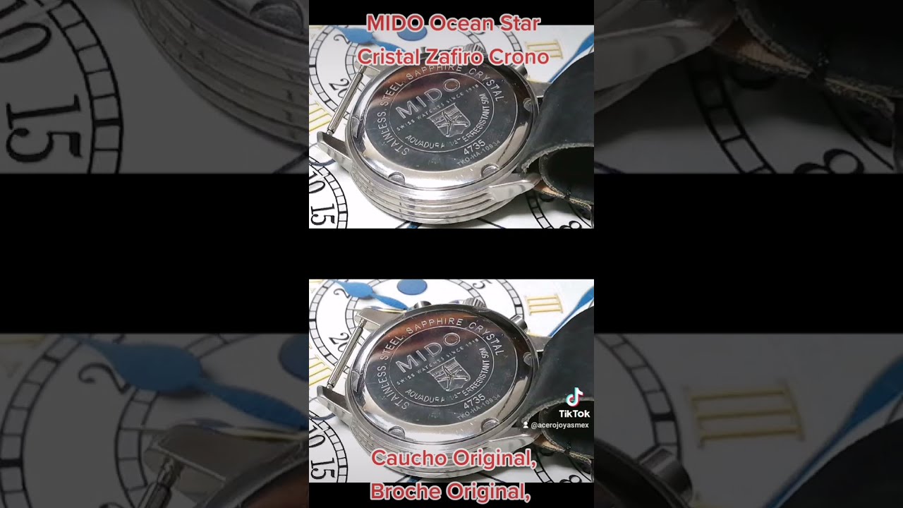 Reloj mido cristal zafiro hotsell