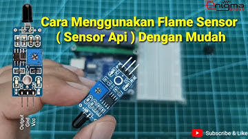 Belajar Arduino , Cara menggunakan Flame sensor dan Buzer + coding & skema