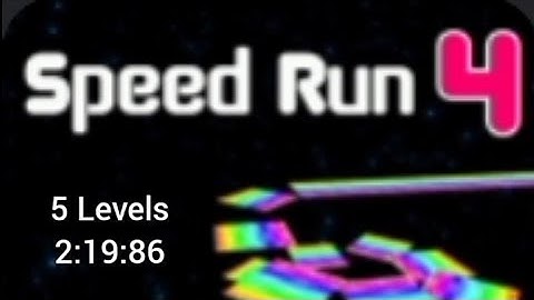 Roblox - Speedrun 4 - 5 Levels - 2:19.86