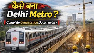 The Delhi Metro Story India's most difficult construction @Vantara_ai #construction screenshot 5