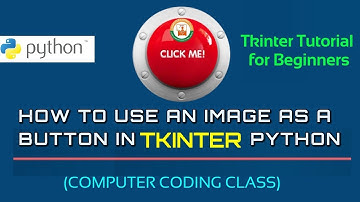 How to Use Image as Button in Tkinter | Python Tkinter Tutorial | Computer Coding Class