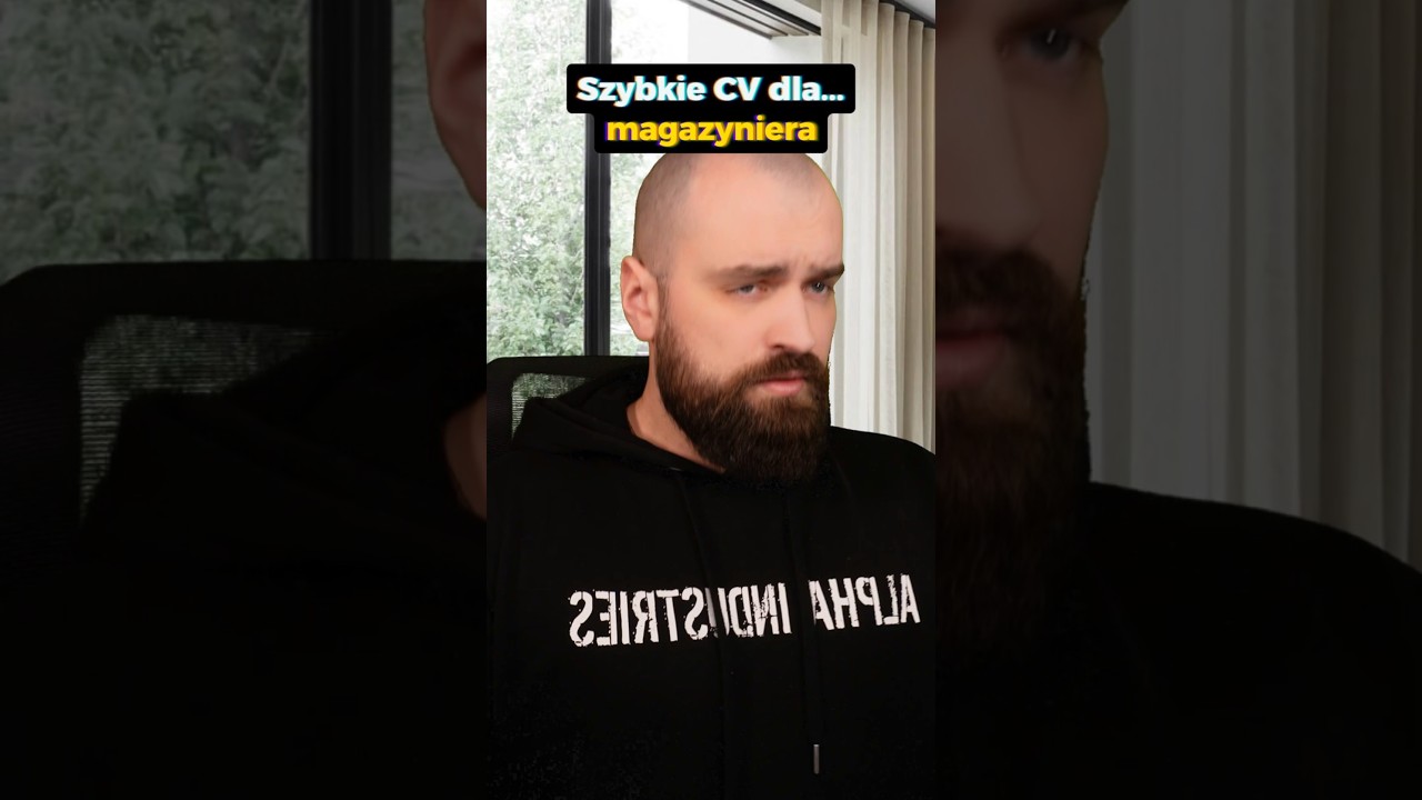 Szybkie CV dla... magazyniera  