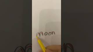 Writing moon shorts