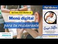 Menú digital para tu restaurante con código QR | Curso Taller de Ingeniería de Menú | Módulo3-01