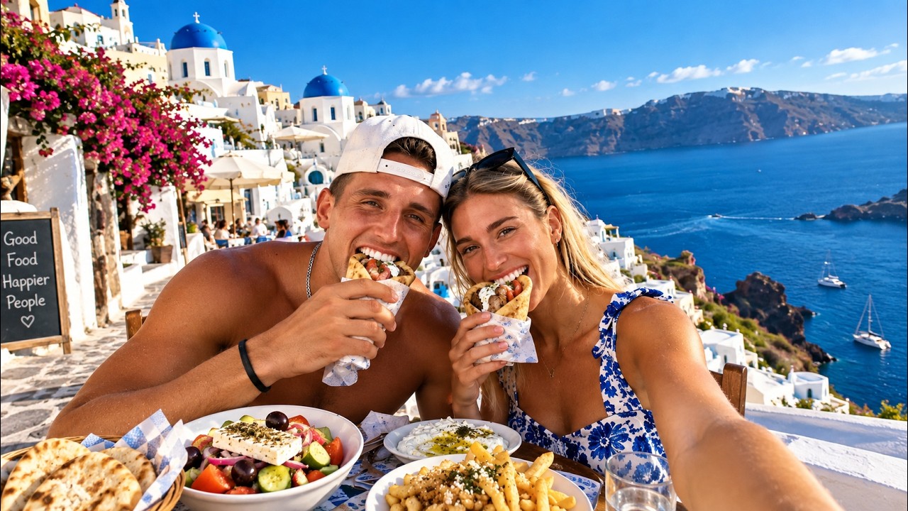 Trying Local Snacks in Greece🤤🍿🇬🇷