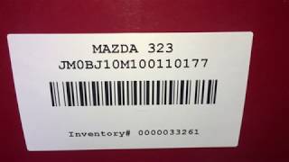 Разборка Mazda 323 1.6 ZM (VIN: JM0BJ10M100110177) J6175