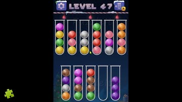 Color Ball Sort Puzzle - Level 47 | Color Puzzle Game Solution | Sonatgame