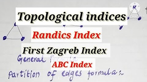 How to find Randic index | zegreb index & ABC index