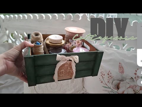 Transformación de un simple cajón de madera. Momentos de inspiración y calma.