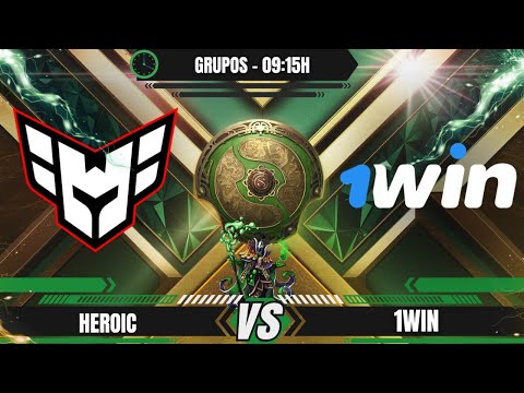 [PT-BR] HEROIC (BRASIL) X 1WIN - THE INTERNATIONAL - GRUPOS - @VINI @JAPALOKY