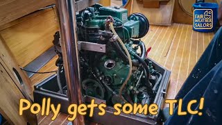 Polly's service, Volvo Penta 2001 maintenance - Fair Weather Sailors