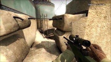 CSGO: ACE on Dust2 - 1v3 clutch with AWP