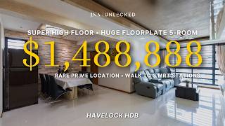 Tiong Bahru 5-Room (1,227 sqft) | Above 30th Floor   Walk to 3 MRT Stations! Rare Prime Location!