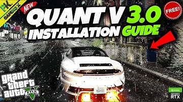 How To Install QuantV 3.0 Graphics Mod In GTA 5 || Updated 2025 || Quant V Mod for Free!!😍