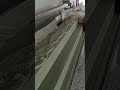 Applying decorative coating using precision pushing machine #shorts