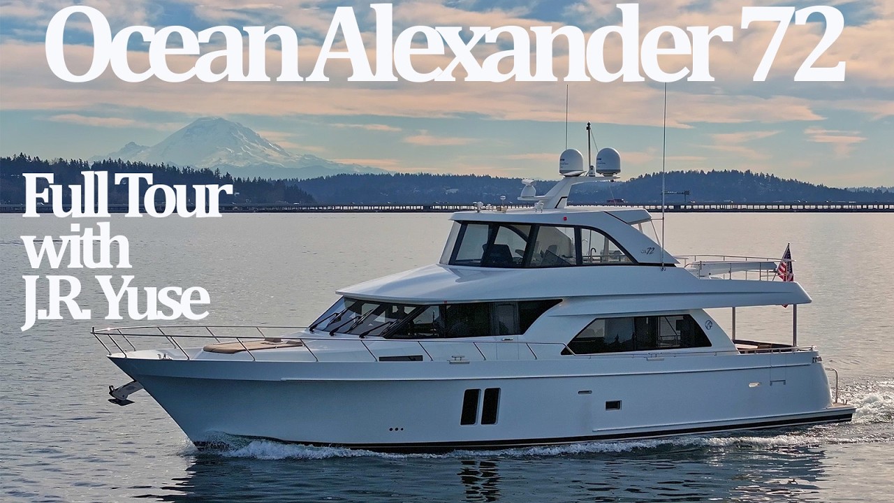 *Продажа ожидается* Внутри этой яхты Ocean Alexander 72 с рулевой рубкой и потрясающим, выполненн...